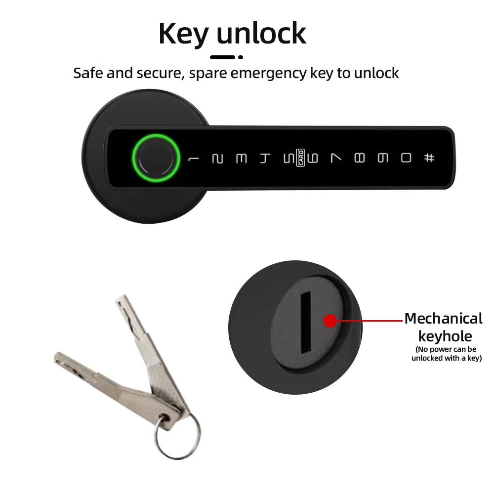 RPD Smart Fingerprint Door Lock Electronic Lock with Password